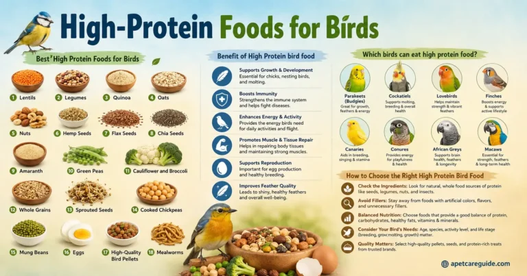 High Protein Foods for Birds
