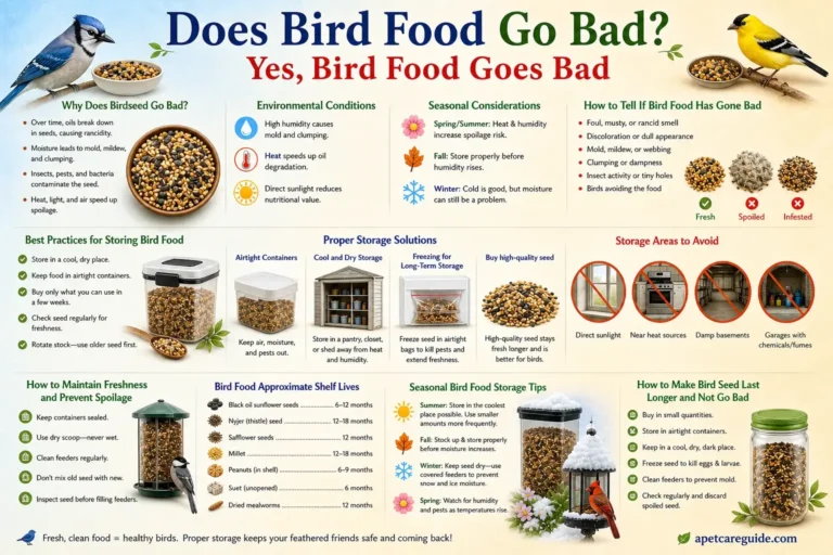 Does Bird Food Go Bad
