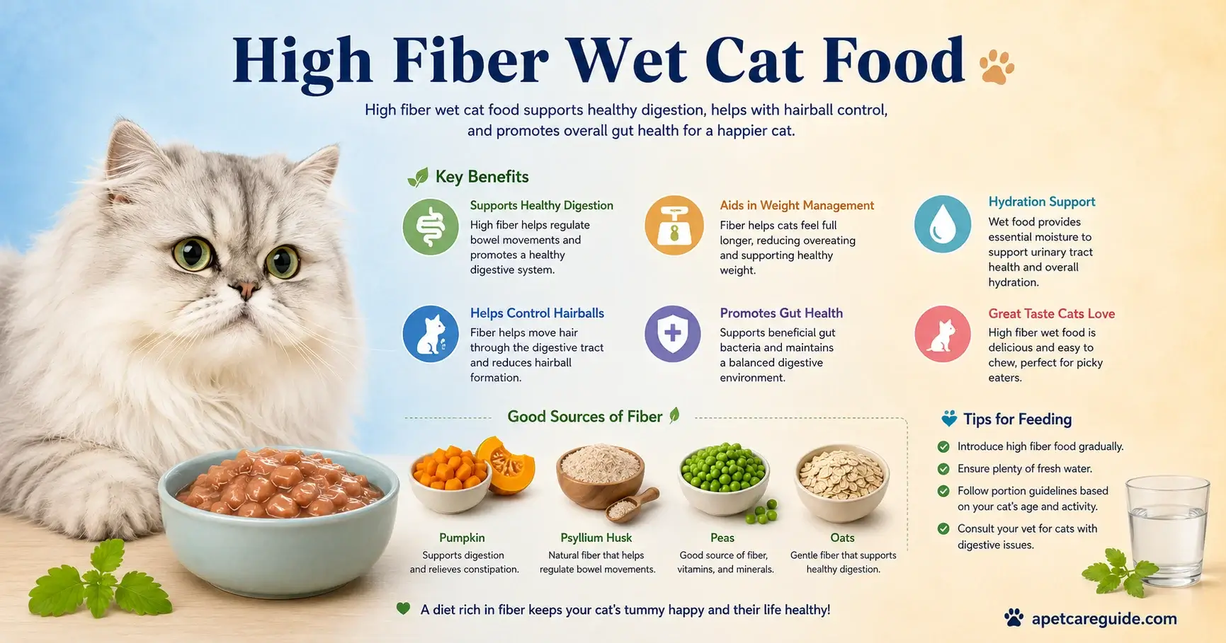 Fiber Wet Food for cat