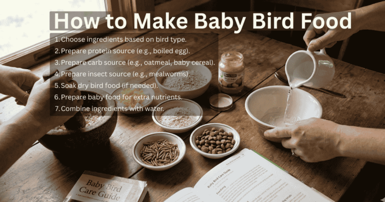 How to Make Baby Bird Food