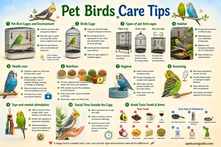 pet birds care tips