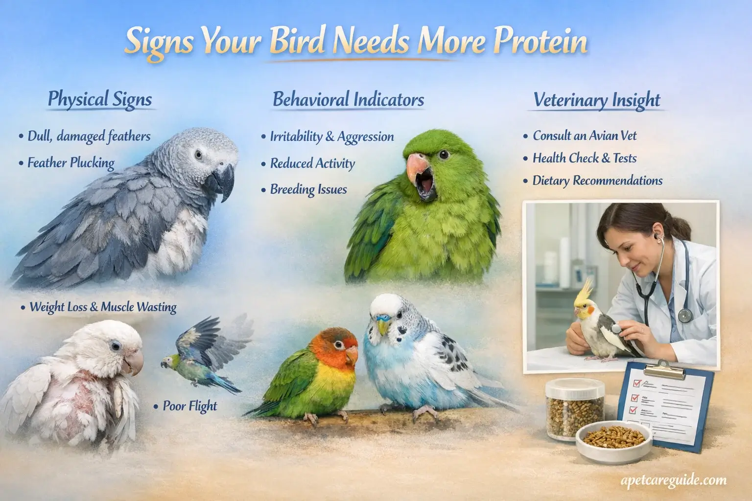 Signs Your Bird Needs Protein