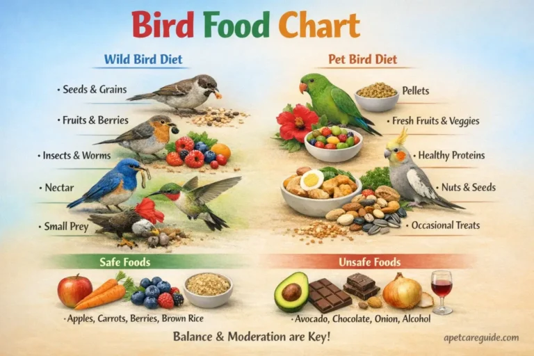 bird food chart