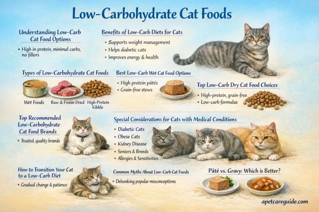 low carbohydrate cat food