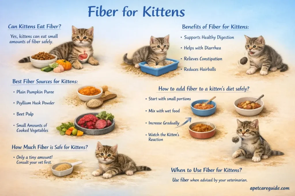 fiber for kittens