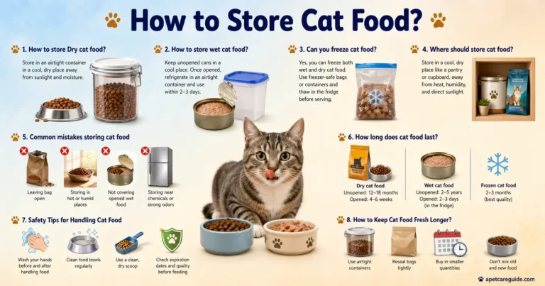 How to Store Cat Food