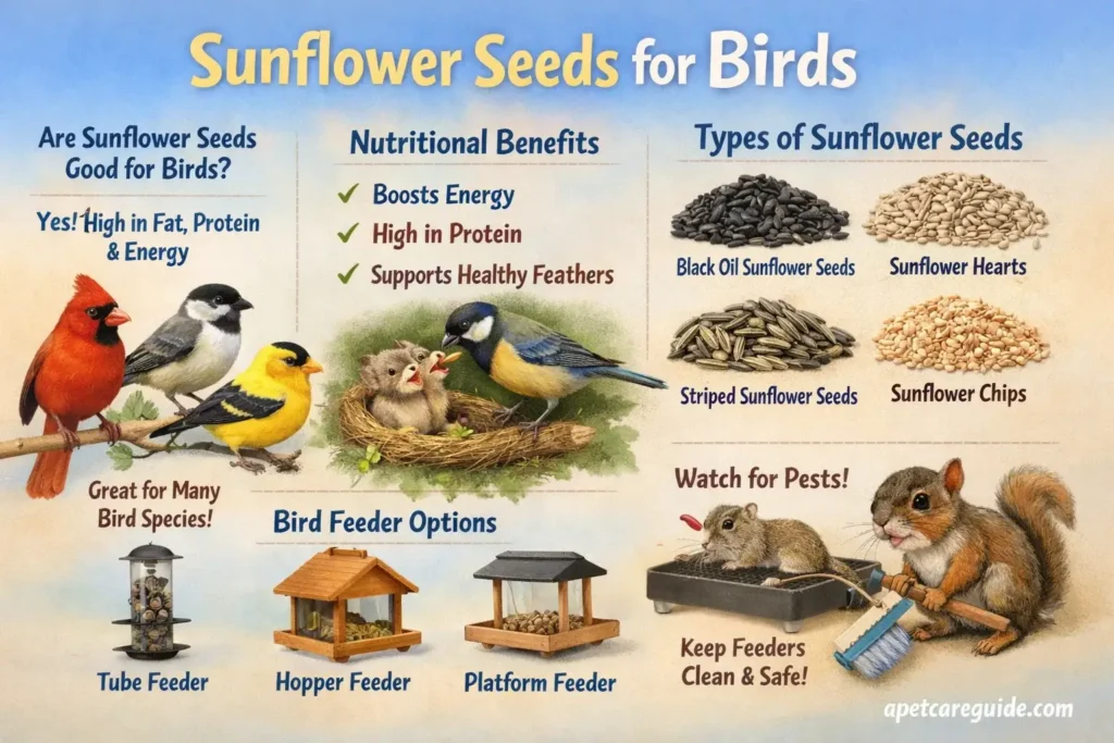 Are Sunflower Seeds Good for Birds