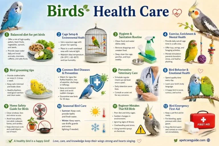 Birds Health Care Tips
