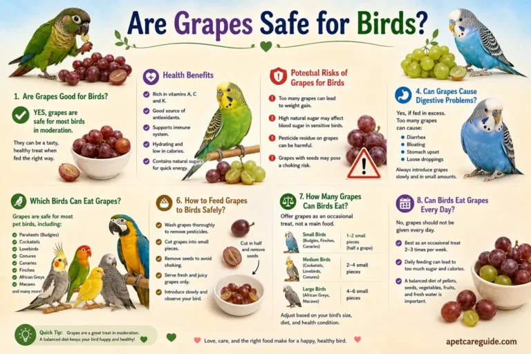Can Birds Eat Grapes safely