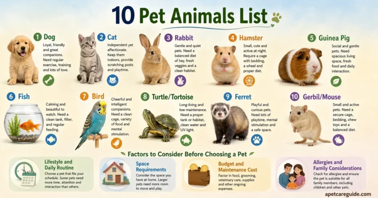 Top 10 pet animals list
